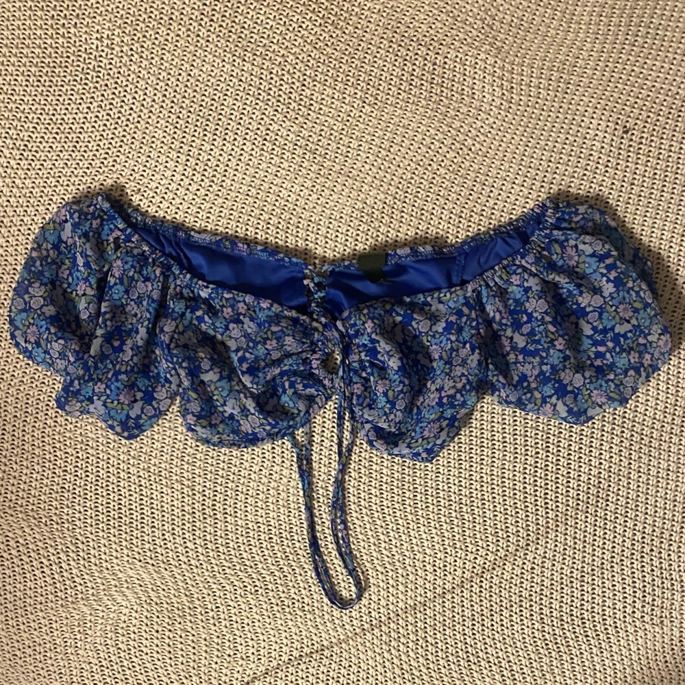 Wild Fable Blue Floral Kids Bottoms